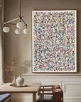 Multicolor Vibrant Mosaic - Large Hand-Painted Textured Abstract Oil Painting - Artwallpainting