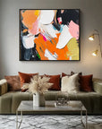 Multicolor Vivid Harmony - Abstract Canvas - Artwallpainting