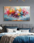 Multicolor Vivid Harmony Tree Artwork - Artwallpainting