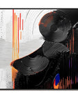 Multicolor Vivid Rhythm Abstract Energy - Artwallpainting