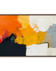 Multicolor Volcanic Structure - Modern Textured Abstract Oil Painting - Artwallpainting