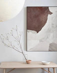 Multicolor Wabi-Sabi Tranquility Abstract Painting - Artwallpainting
