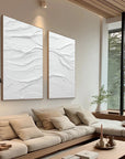 Multicolor Waves Of Serenity Diptych - Artwallpainting
