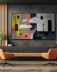 Multicolor Weng Abstract Collection 01 - Artwallpainting