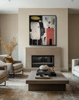 Multicolor Weng Abstract Collection 07 - Artwallpainting