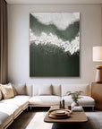 Multicolor Whispering Blooms Textured Abstract Floral Canvas Art - Artwallpainting