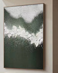 Multicolor Whispering Blooms Textured Abstract Floral Canvas Art - Artwallpainting