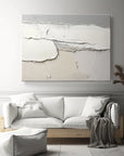 Multicolor Whispering Horizons-Minimalist Layered Texture Wabi Sabi Wall Art - Artwallpainting