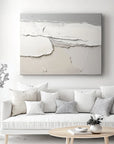 Multicolor Whispering Horizons-Minimalist Layered Texture Wabi Sabi Wall Art - Artwallpainting
