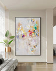 Multicolor Whispers Of Color Canvas Painting For Home Decoration - Artwallpainting