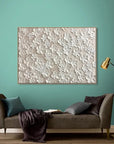 Multicolor Whispers Of Floral Elegance-Modern Minimalist Abstract Relief Flower Cluster Wall Art - Artwallpainting