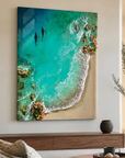 Majestic Dolphin Ocean Resin Wall Art | Luxury 3D Statement Art