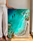 Majestic Dolphin Ocean Resin Wall Art | Luxury 3D Statement Art