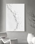 White Frosted Harmony Drift Canvas Painting For Home Decoration - Artwallpainting