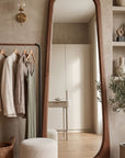 Premium Wooden Full Length Mirror – Luxury Floor Mirror - 55 x 22 inch