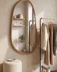 Luxury Wooden Full Length Mirror – Modern Designer Floor Mirror - 29 x 32 inch
