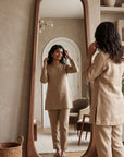 Premium Wooden Full Length Mirror – Luxury Floor Mirror - 55 x 22 inch
