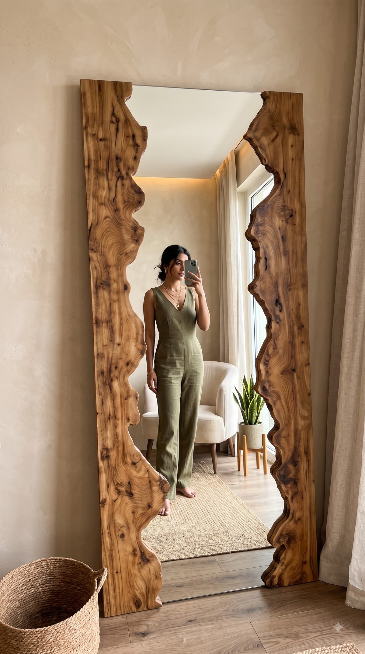 Modern Luxury Full Length Floor &amp; Wall Mirror