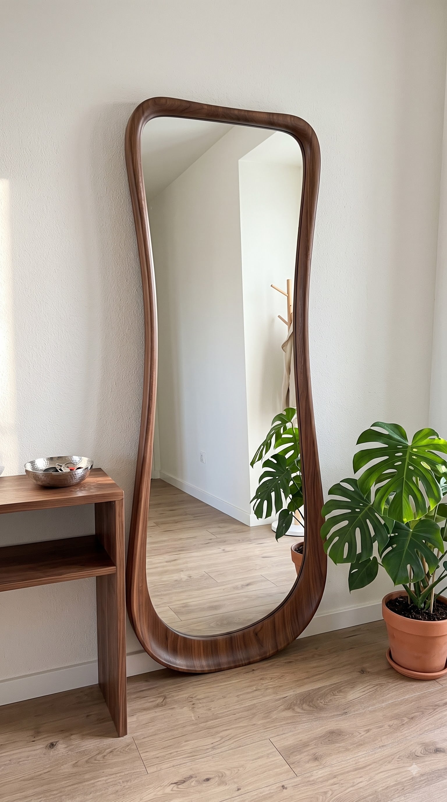 Luxury Wooden Full Length Mirror – Premium Large Floor &amp; Wall Mirror for Bedroom, Dressing Room &amp; Living Room
