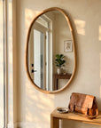 Luxury Wooden Full Length Mirror – Modern Designer Floor Mirror - 29 x 32 inch
