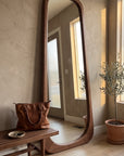 Premium Wooden Full Length Mirror – Luxury Floor Mirror - 55 x 22 inch