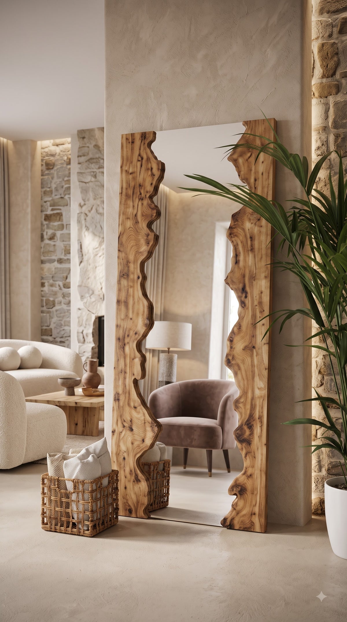 Modern Luxury Full Length Floor &amp; Wall Mirror