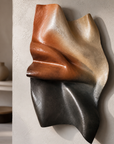 “Aura of Form” 3D Sculptural Relief Wall Art (2 x 3.5 Ft) – Handcrafted Modern Luxury Statement Sculpture on Warp-Proof FRP Base for Living Room & Foyer