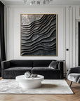 Multicolor 3D Metallic Wave Wall Art - Artwallpainting