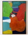 Multicolor Abstract Color Block Composition - Bold Geometric Shapes On Canvas - Artwallpainting