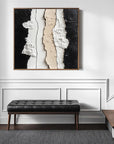 Multicolor Abstract Contrast Symphony - Artwallpainting