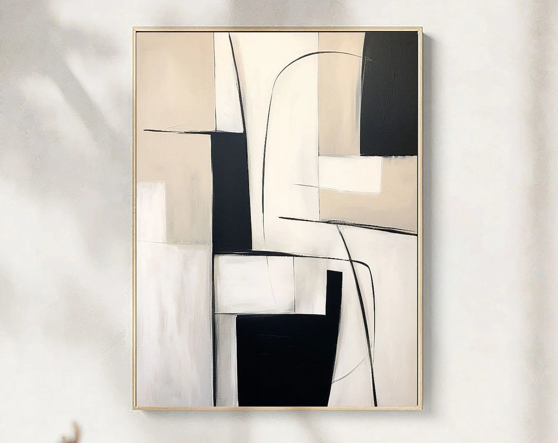 Multicolor Abstract Geometric Elegance Wall Art - Artwallpainting