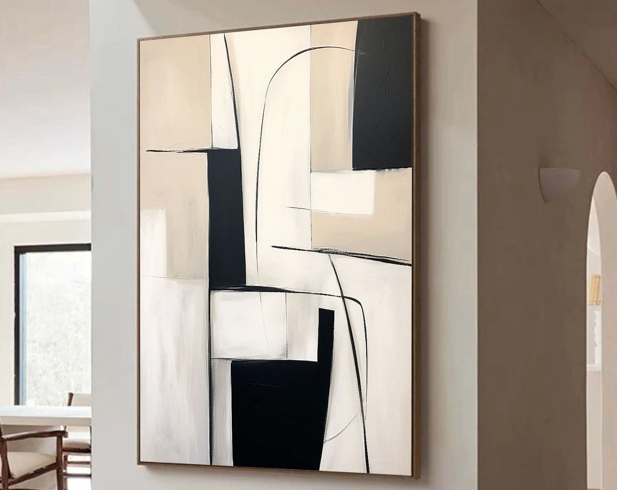 Multicolor Abstract Geometric Elegance Wall Art - Artwallpainting