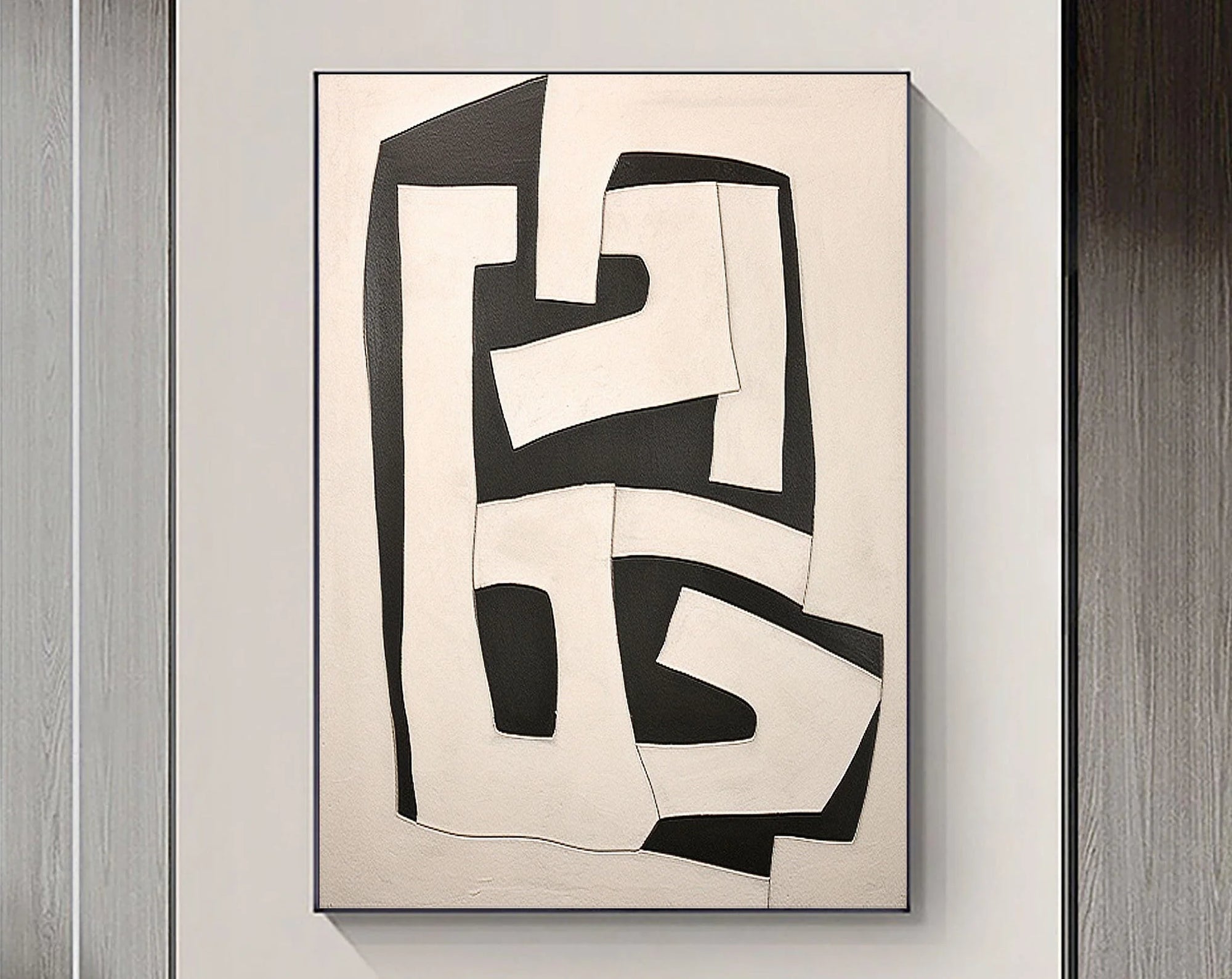 Multicolor Abstract Geometric Harmony Wall Art - Artwallpainting