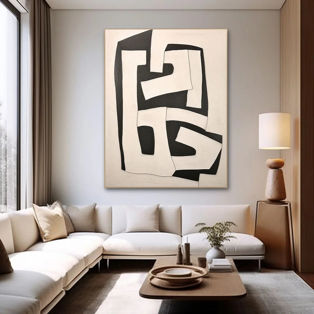 Multicolor Abstract Geometric Harmony Wall Art - Artwallpainting