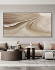 Multicolor Abstract Gobi Desert Weathered Textured Wall Art - Artwallpainting