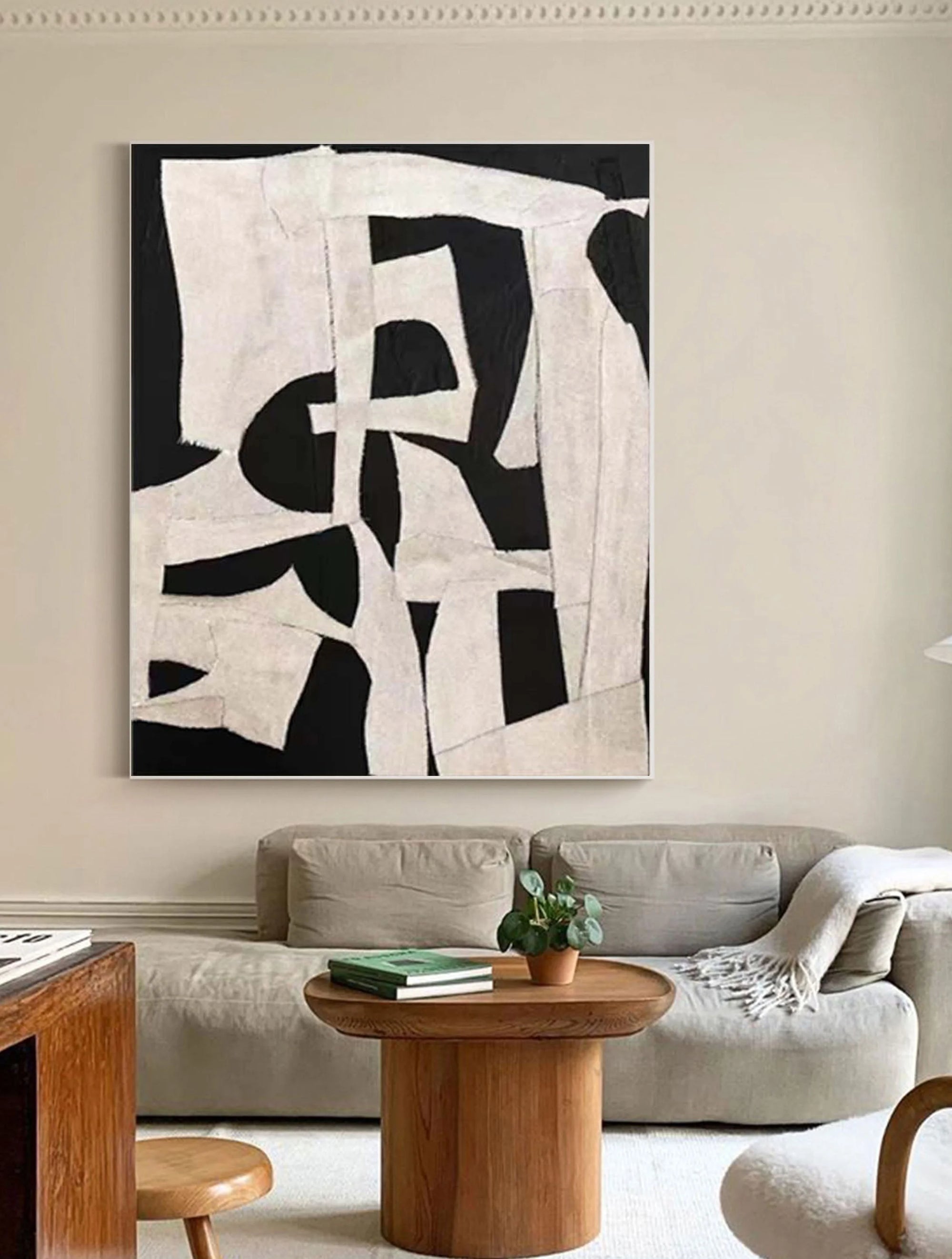 Multicolor Abstract Harmony Geometric Canvas - Artwallpainting
