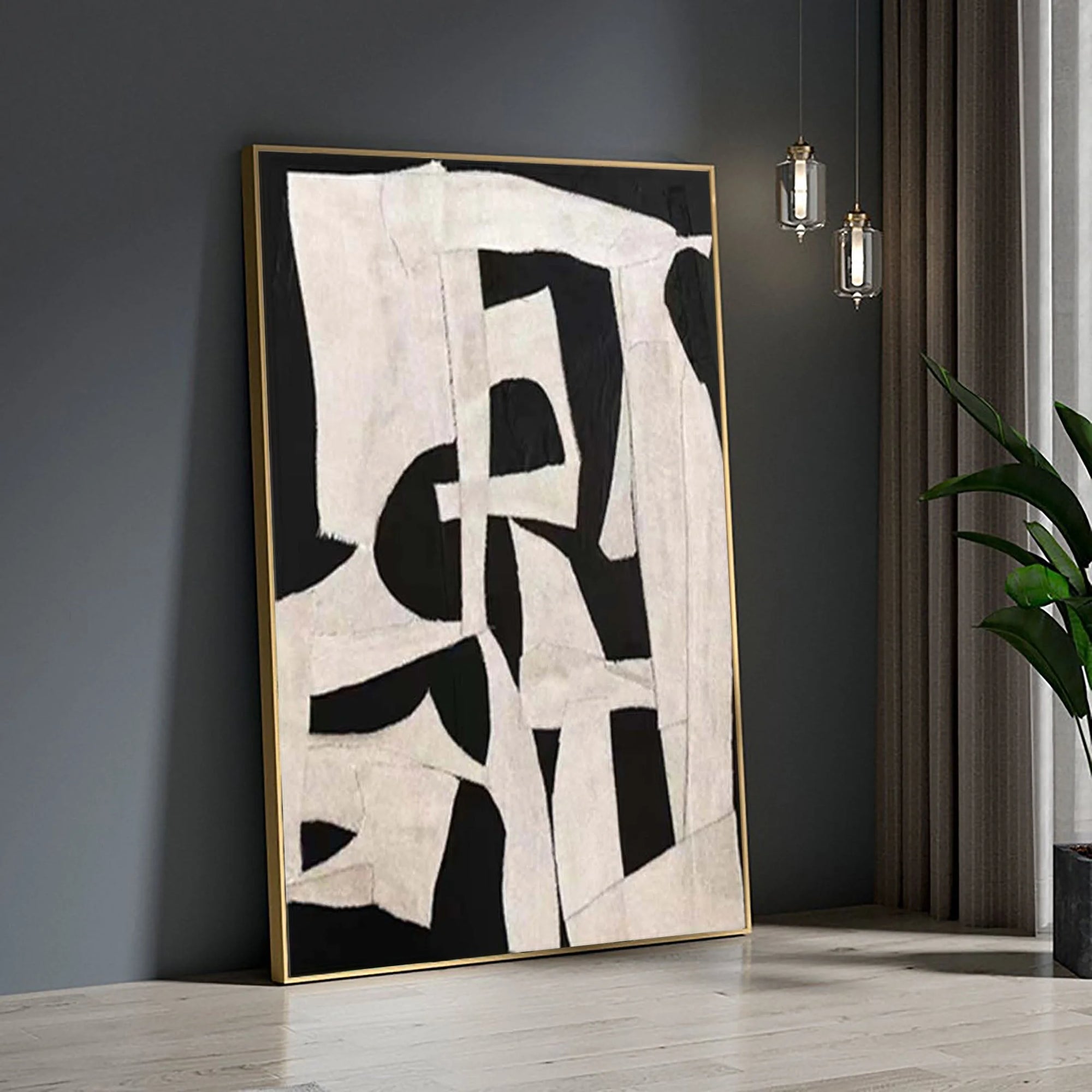 Multicolor Abstract Harmony Geometric Canvas - Artwallpainting
