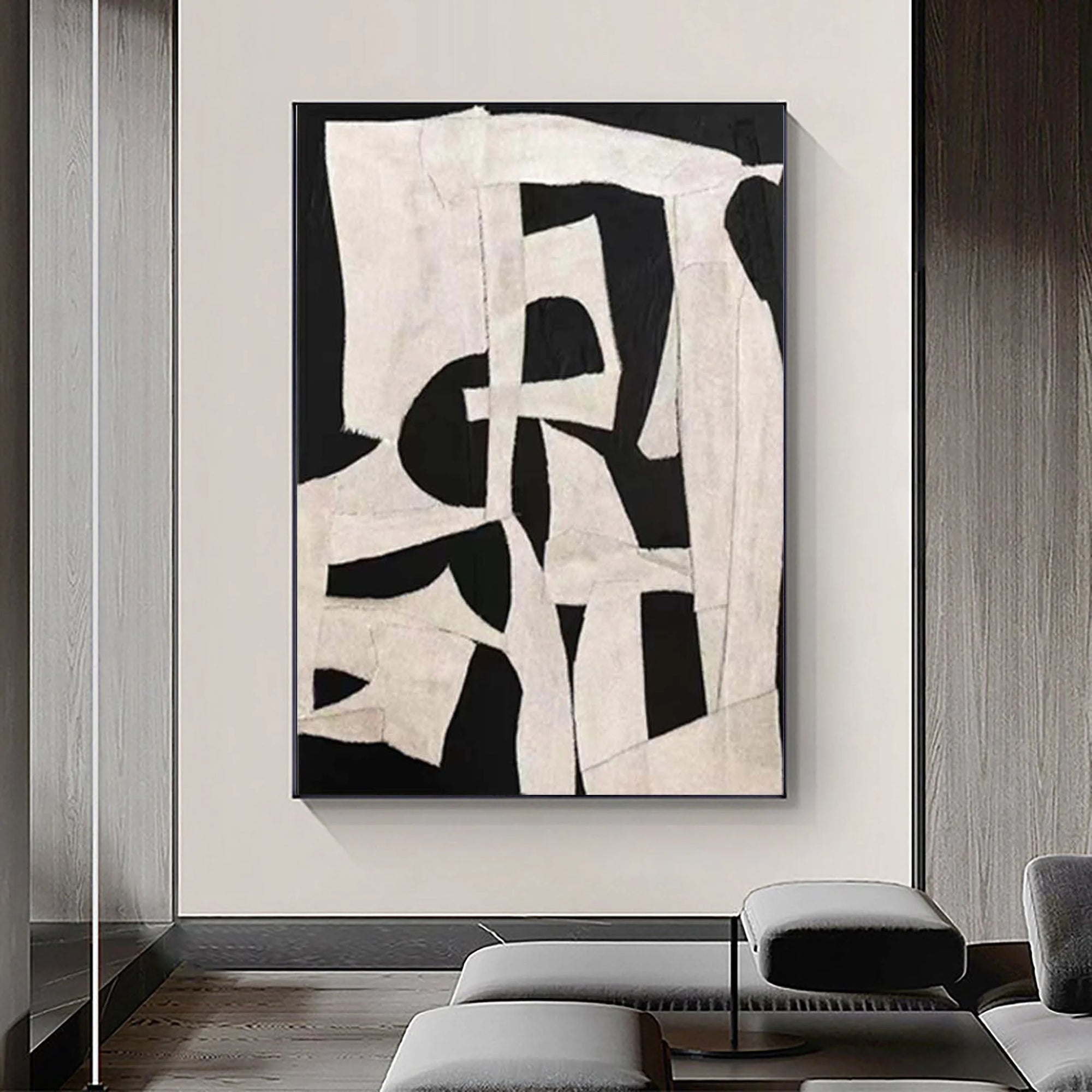 Multicolor Abstract Harmony Geometric Canvas - Artwallpainting