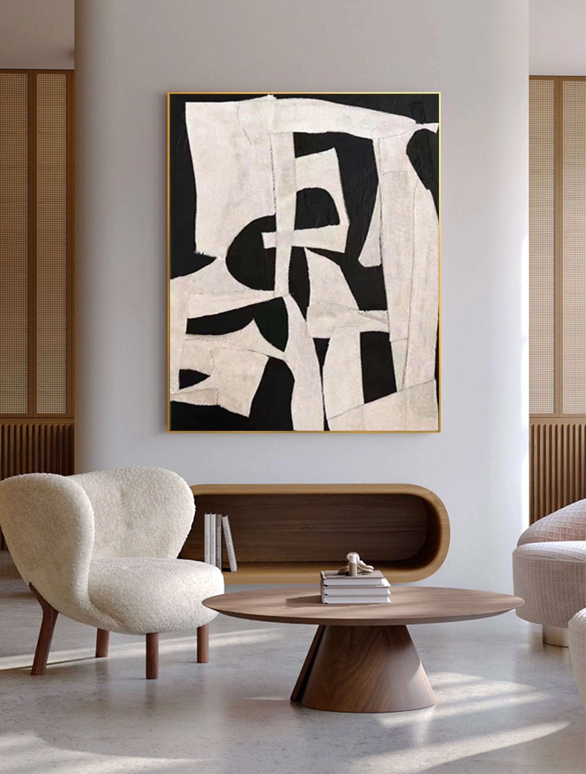 Multicolor Abstract Harmony Geometric Canvas - Artwallpainting