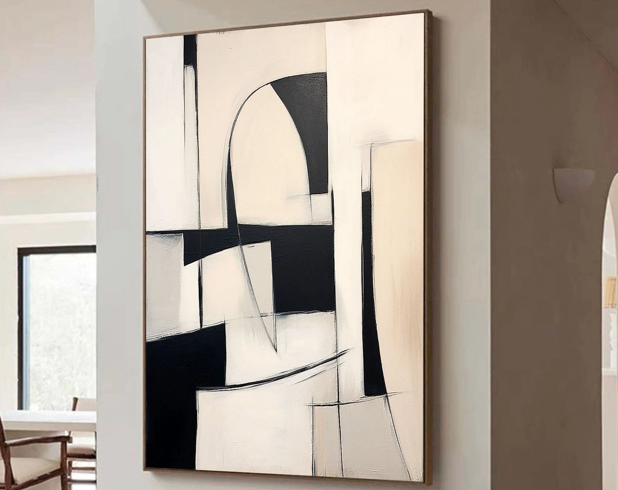 Multicolor Abstract Harmony Modern Geometric Wall Art - Artwallpainting