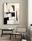 Multicolor Abstract Harmony Modern Geometric Wall Art - Artwallpainting