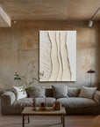 Multicolor Abstract Minimalist Textured Canvas Art For Elegant Interiors - Artwallpainting