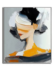 Multicolor Abstract Muse Portrait Canvas - Artwallpainting
