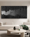 Multicolor Abstract River Canvas Wall Art - Artwallpainting