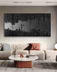 Multicolor Abstract River Canvas Wall Art - Artwallpainting