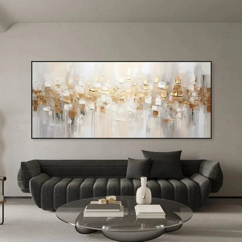 Multicolor Abstract Textured Canvas - Modern Luxury Wall Art For Interiors - Artwallpainting
