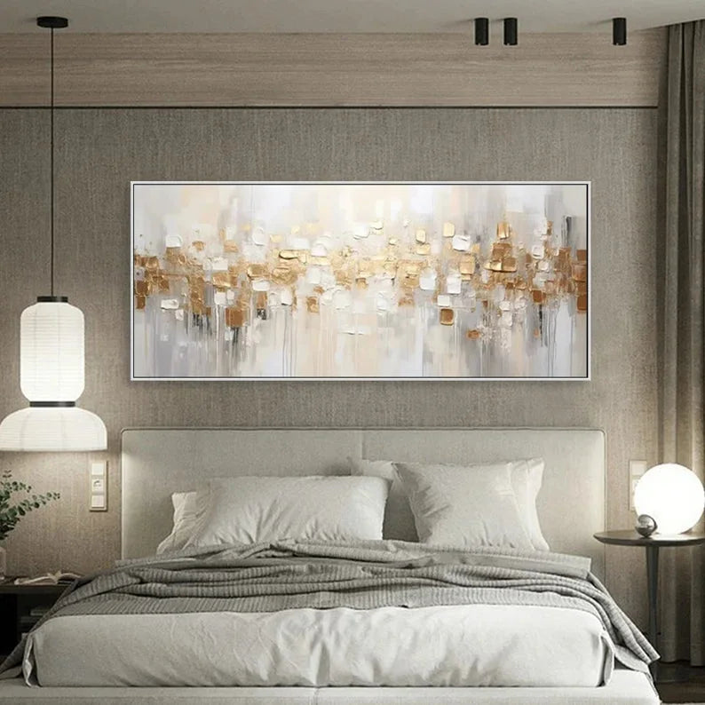 Multicolor Abstract Textured Canvas - Modern Luxury Wall Art For Interiors - Artwallpainting