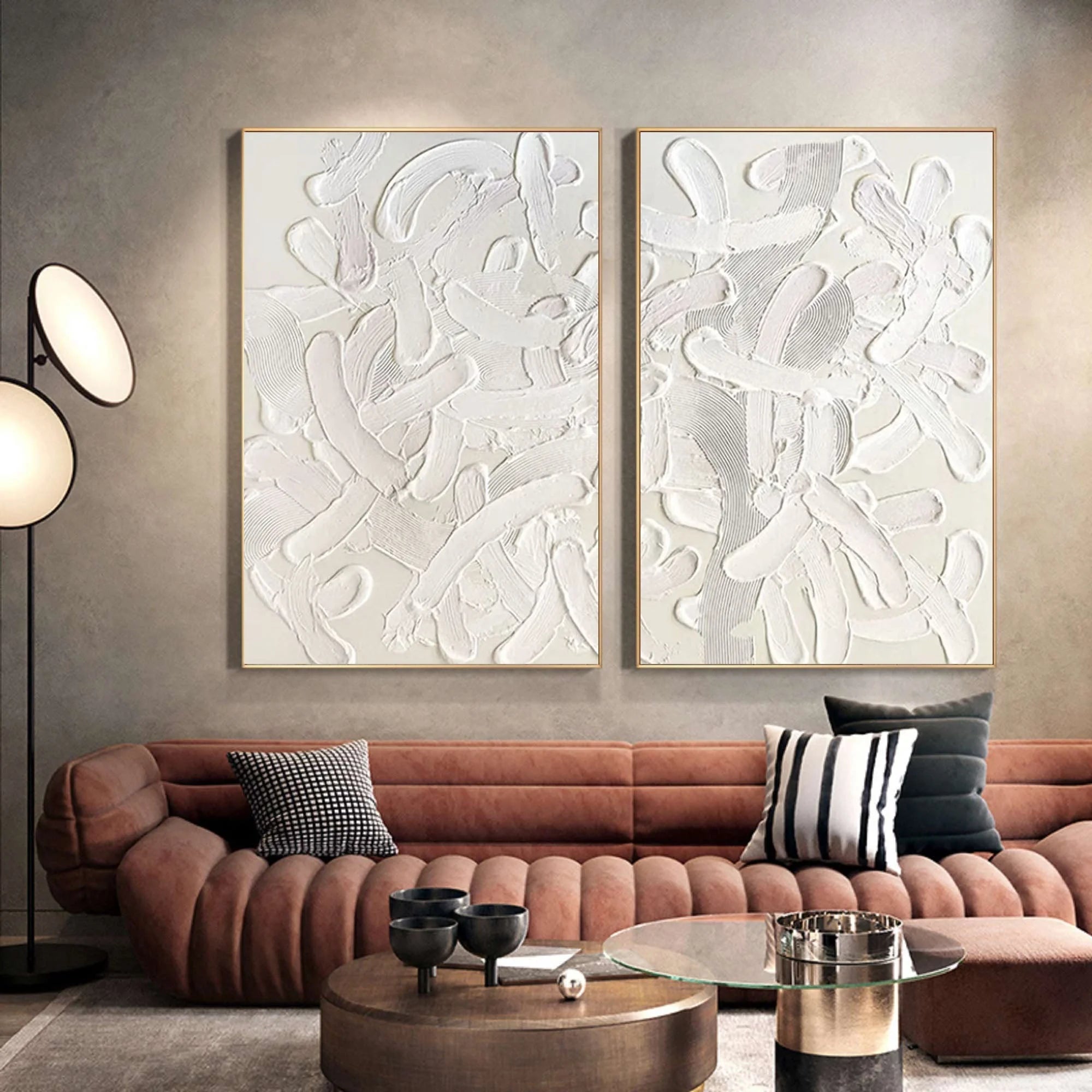 Multicolor Abstract Tranquility Painting Set Of - Artwallpainting