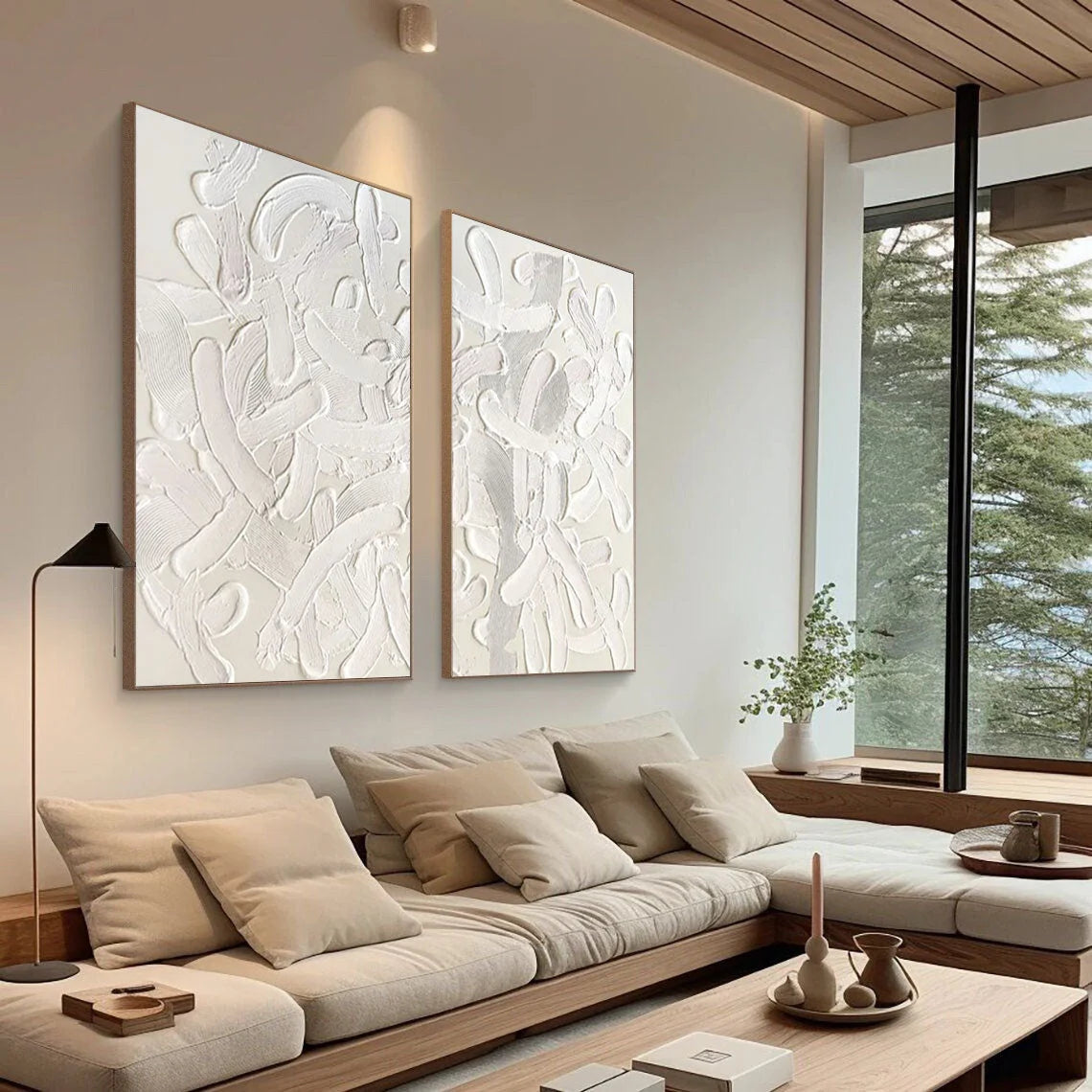Multicolor Abstract Tranquility Painting Set Of - Artwallpainting