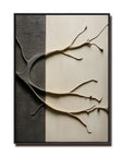 Multicolor Abstract Tree Branch Wall Art - Artwallpainting